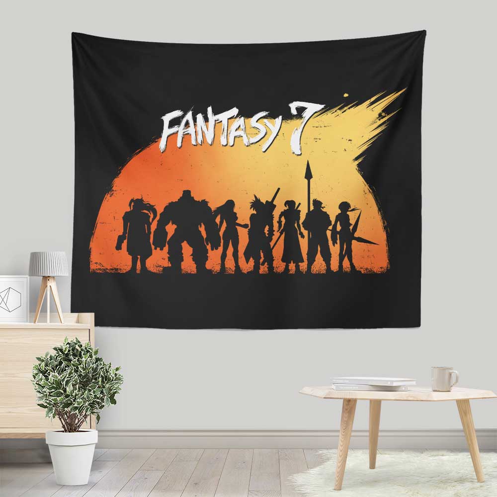 Fantasy 7 Decorative Wall Tapestry by Steven Lefcourt