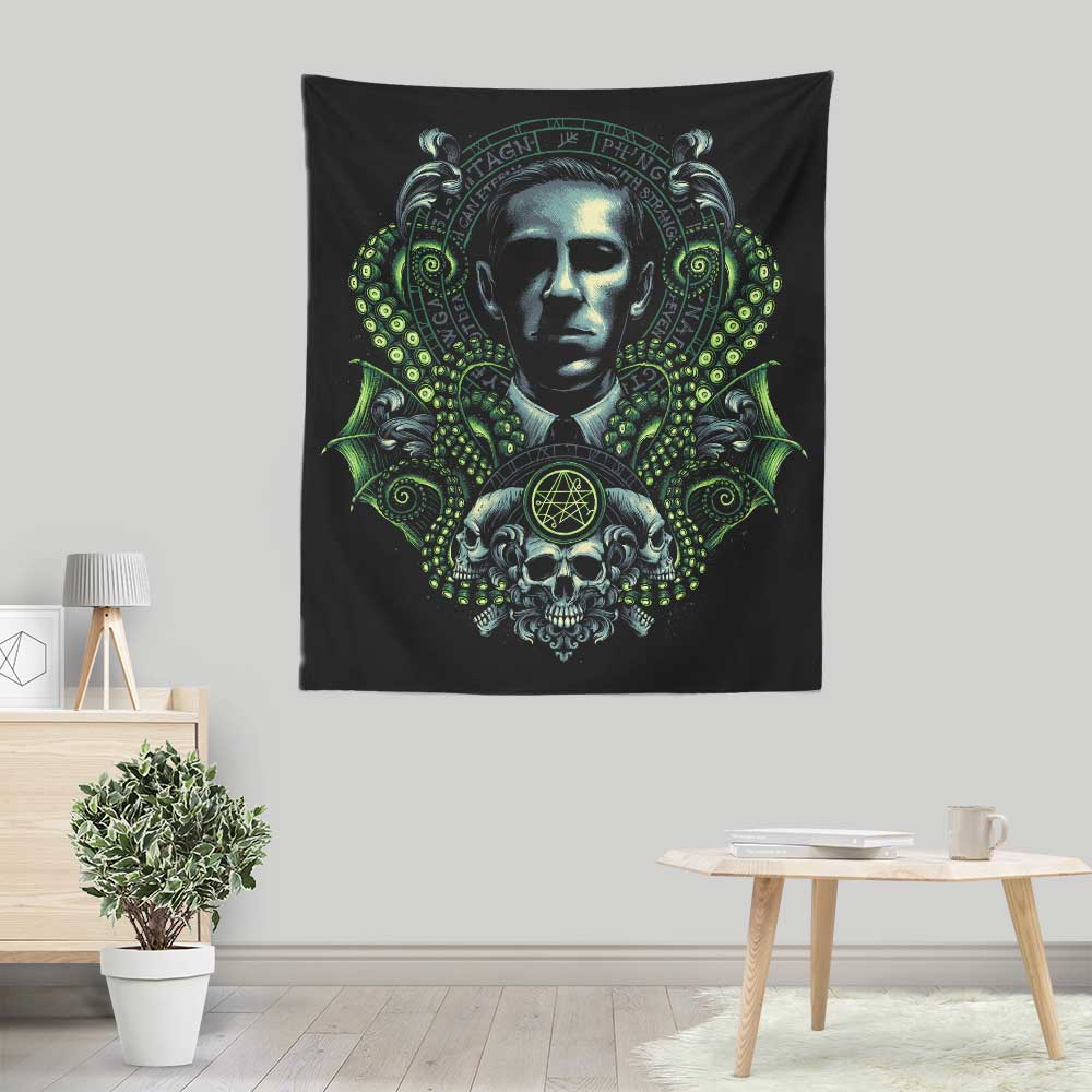Glitchygorilla's Lightweight Polyester Abyss Sigil Wall Tapestry
