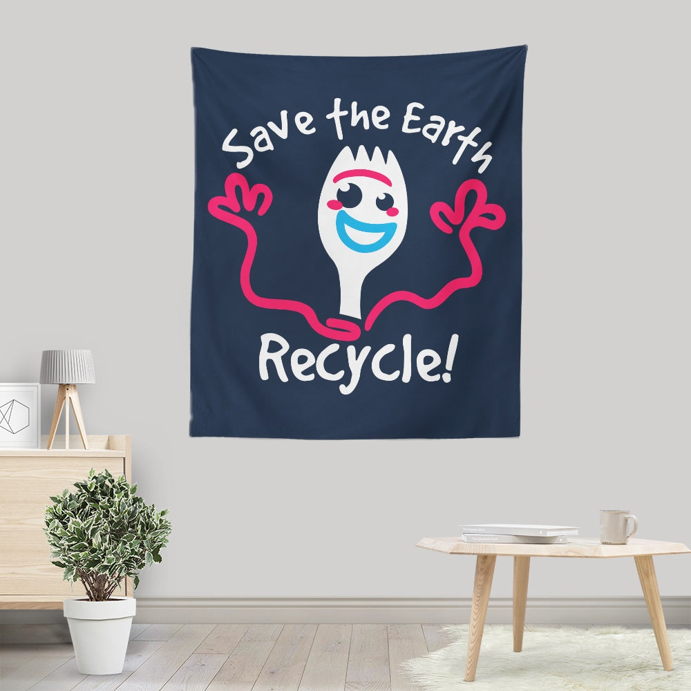 Recycled Wall Decor - NemiMakeIt Wall Tapestry