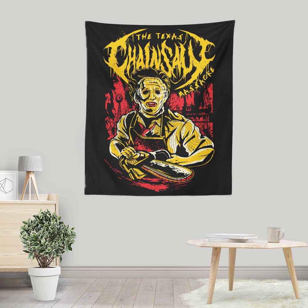 Chainsaw Album Wall Decorative Tapestry for Indoor and Outdoor Use