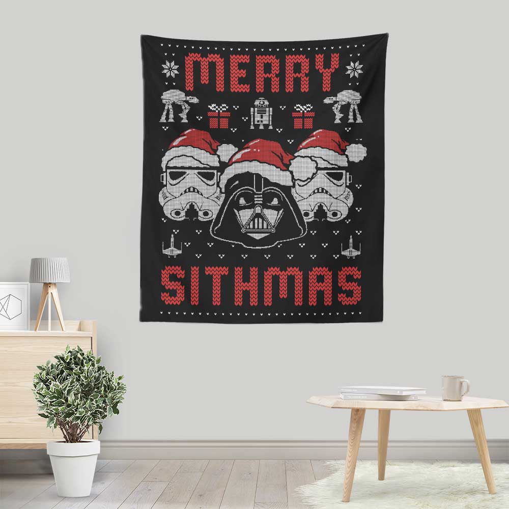 Elegant Merry Sithmas Lightweight Polyester Wall Tapestry