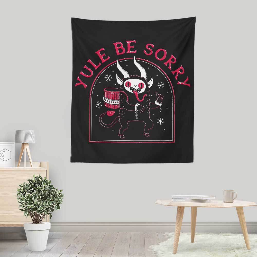 DinoMike's 'Yule Be Sorry' Wall Tapestry - A Stunning Decor Piece