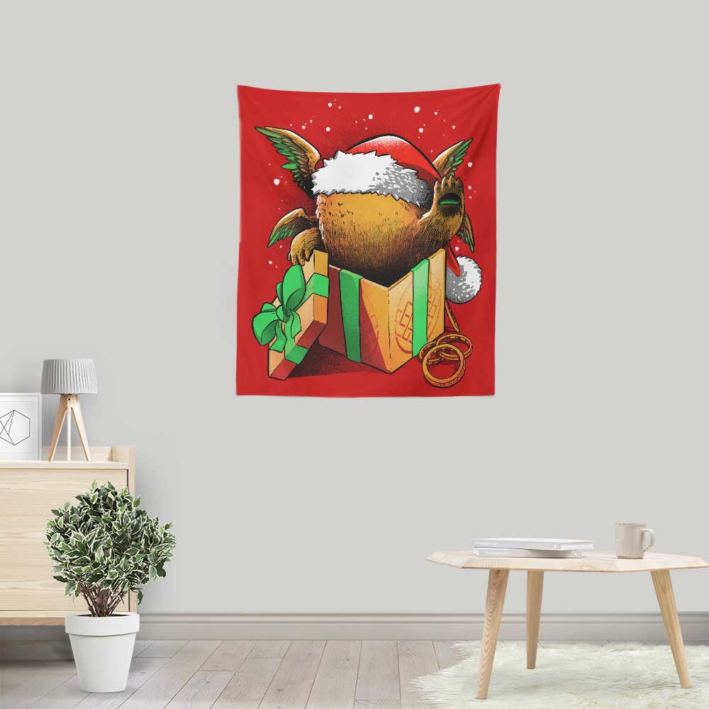 Alemaglia's Vivid Christmas Chicken Pig Wall Tapestry for Indoors & Outdoors