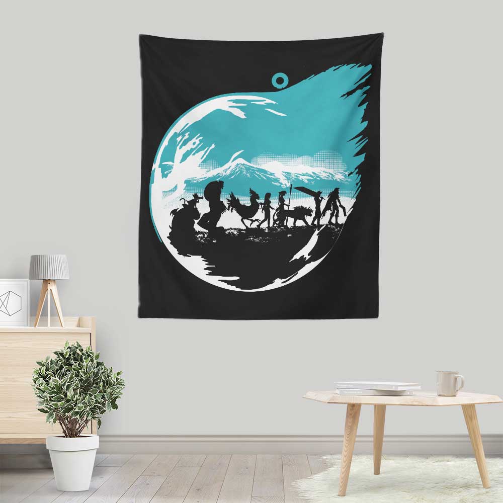 Fantasy Fellowship - Exquisite Wall Tapestry by Adams Pinto