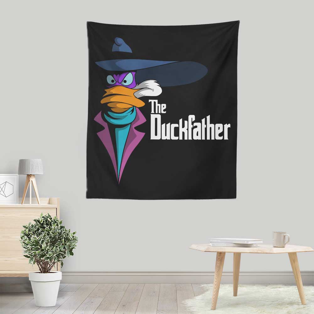 The Duckfather Firebeard Wall Decor Tapestry for Indoor and Outdoor Use
