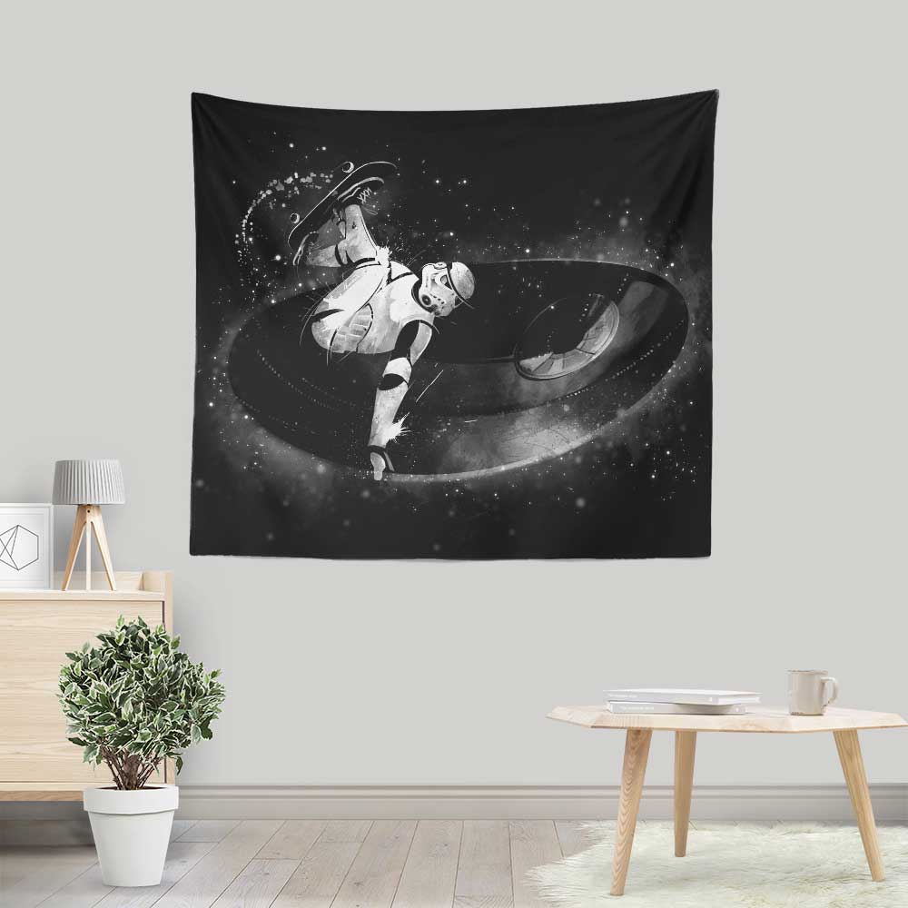 Lightweight Polyester Wall Tapestry - 'Deathbowl' by Getsousa