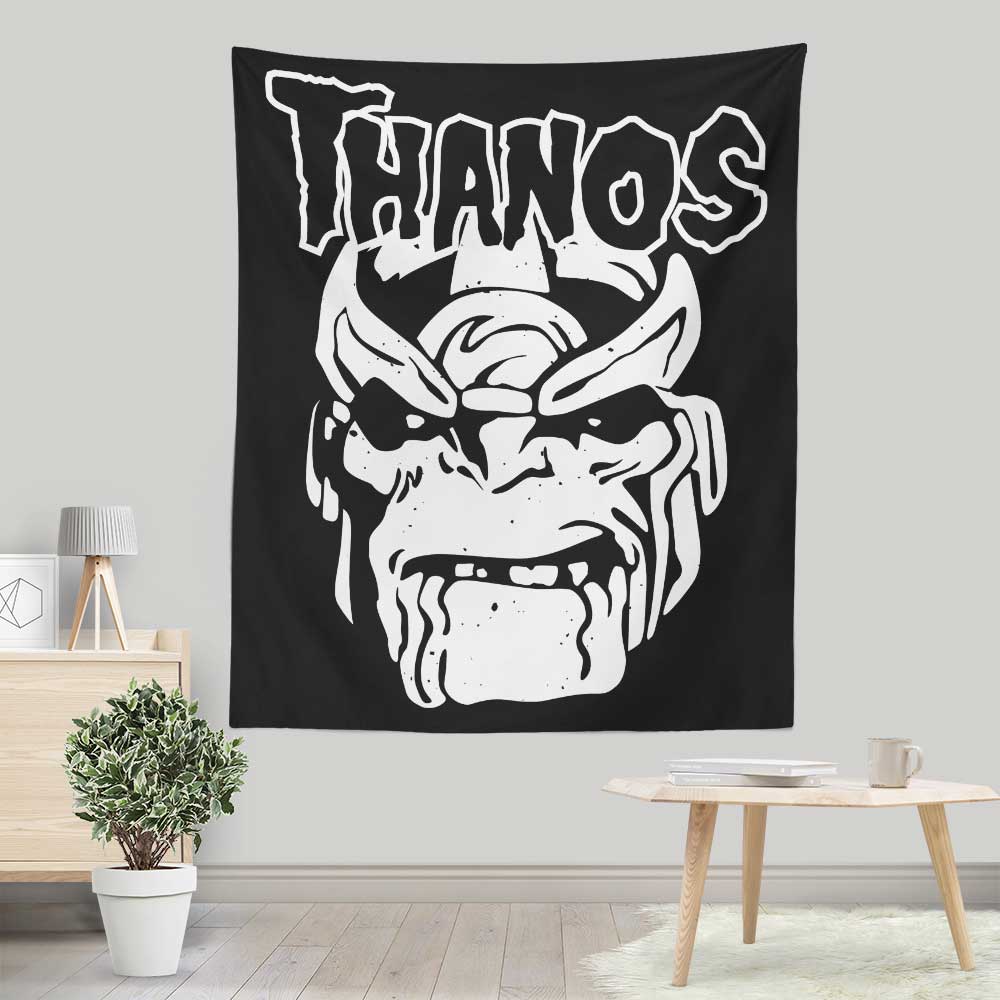 Titan Ghost Lightweight Polyester Wall Tapestry by Dracula Byte