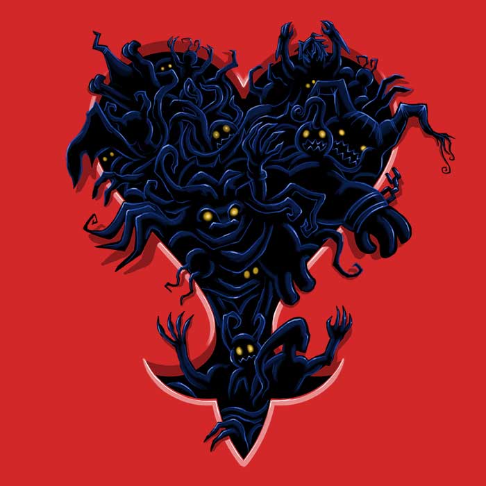Stylish Heartless Lightweight Polyester Wall Tapestry by Steven Lefcourt