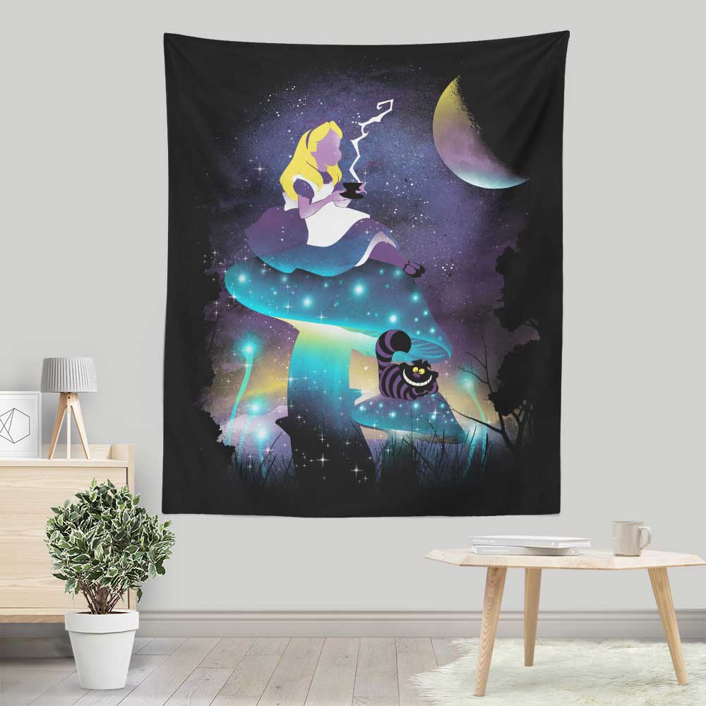 Cosmic Wonderland Polyester Wall Tapestry - Ideal for Indoor and Outdoor Decor
