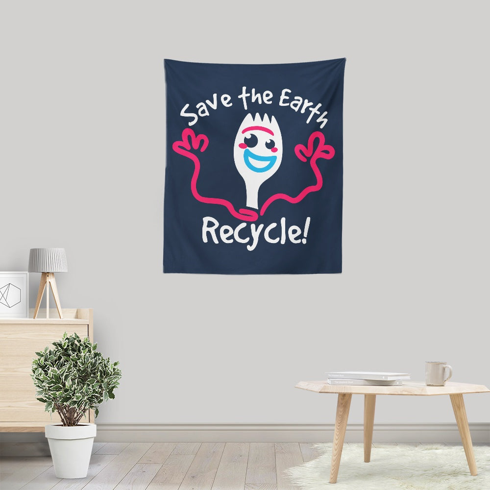 Recycled Wall Decor - NemiMakeIt Wall Tapestry