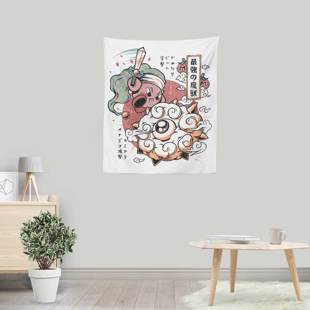 Dreamland Samurai Wall Decorative Tapestry for Indoor and Outdoor Use