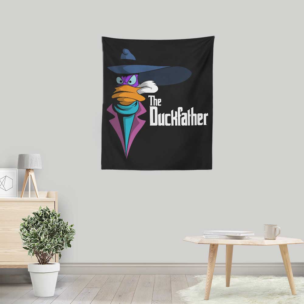 The Duckfather Firebeard Wall Decor Tapestry for Indoor and Outdoor Use