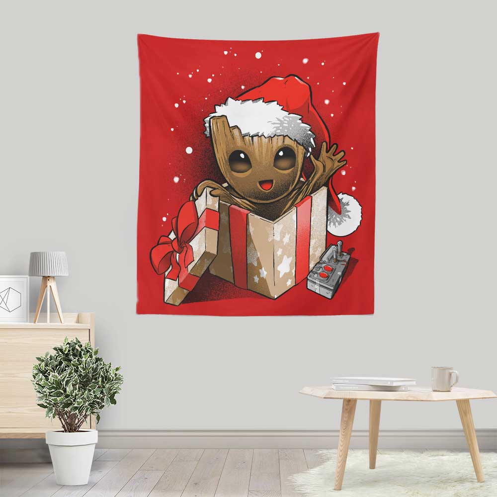 Alemaglia's Festive 'I Am Christmas' Wall Tapestry for Home Decor
