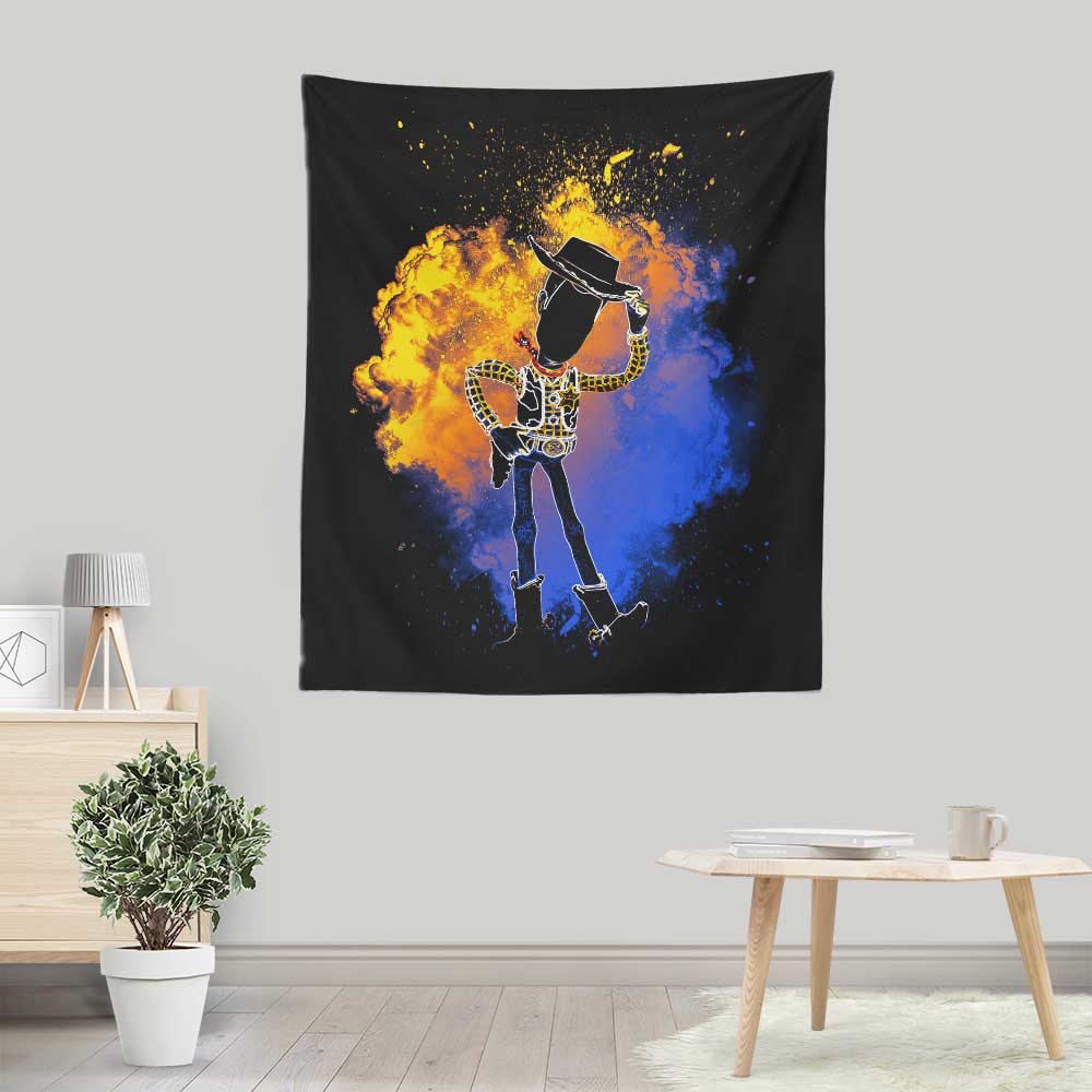 Donnie Illustrations' Soul of the Sheriff Lightweight Polyester Wall Tapestry