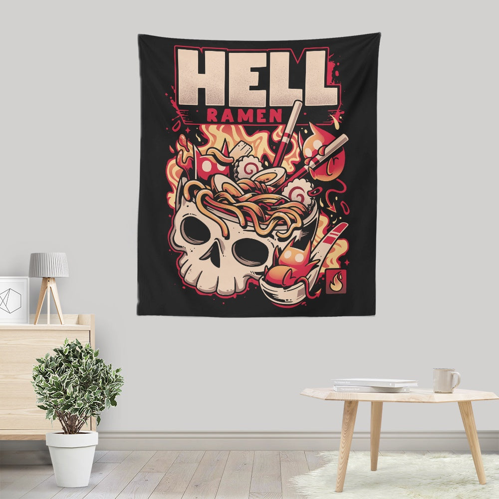 Hell-Ramen Wall Decorative Tapestry by Snouleaf