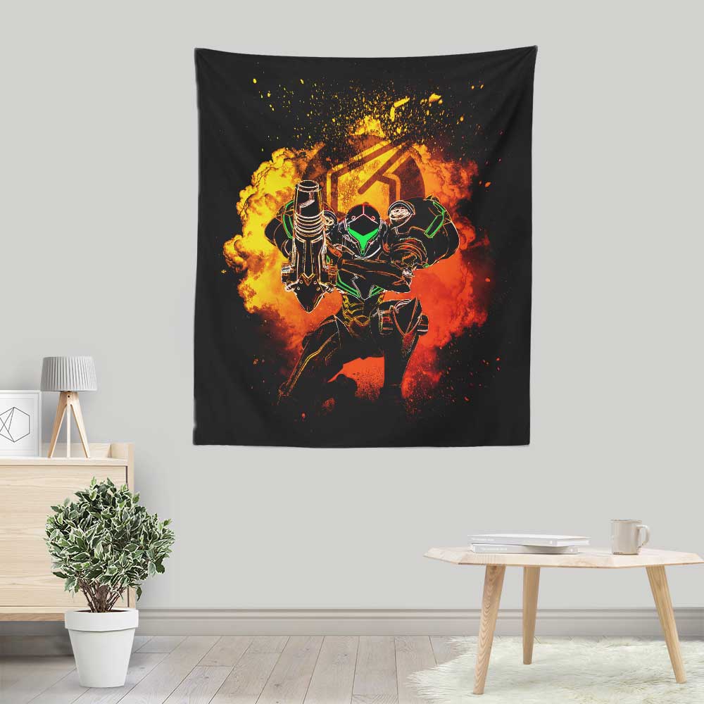 Soul of Samus Wall Decor Tapestry by Donnie Illustrations