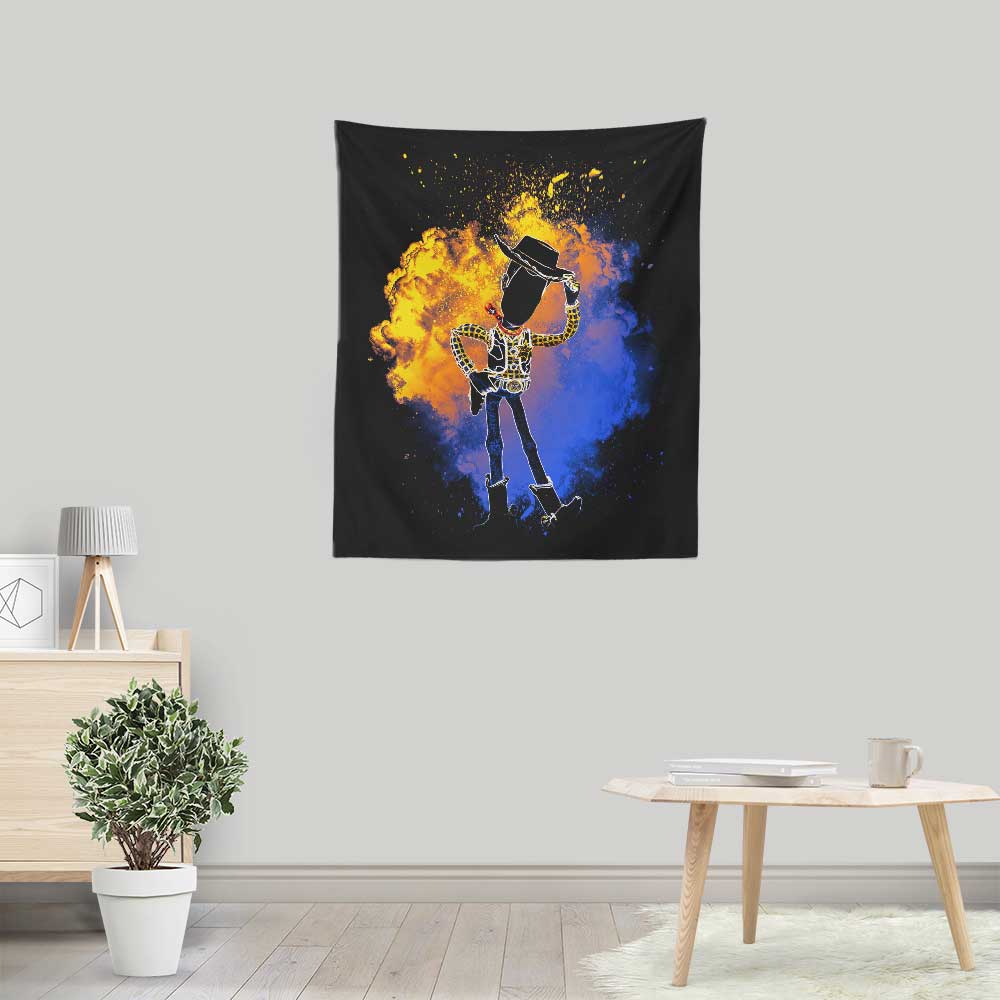 Donnie Illustrations' Soul of the Sheriff Lightweight Polyester Wall Tapestry