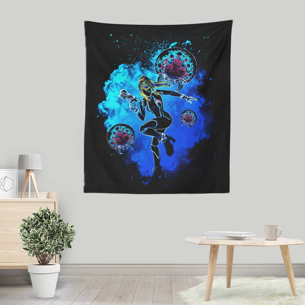 Donnie Illustrations' Zero Suit Soul Lightweight Wall Tapestry