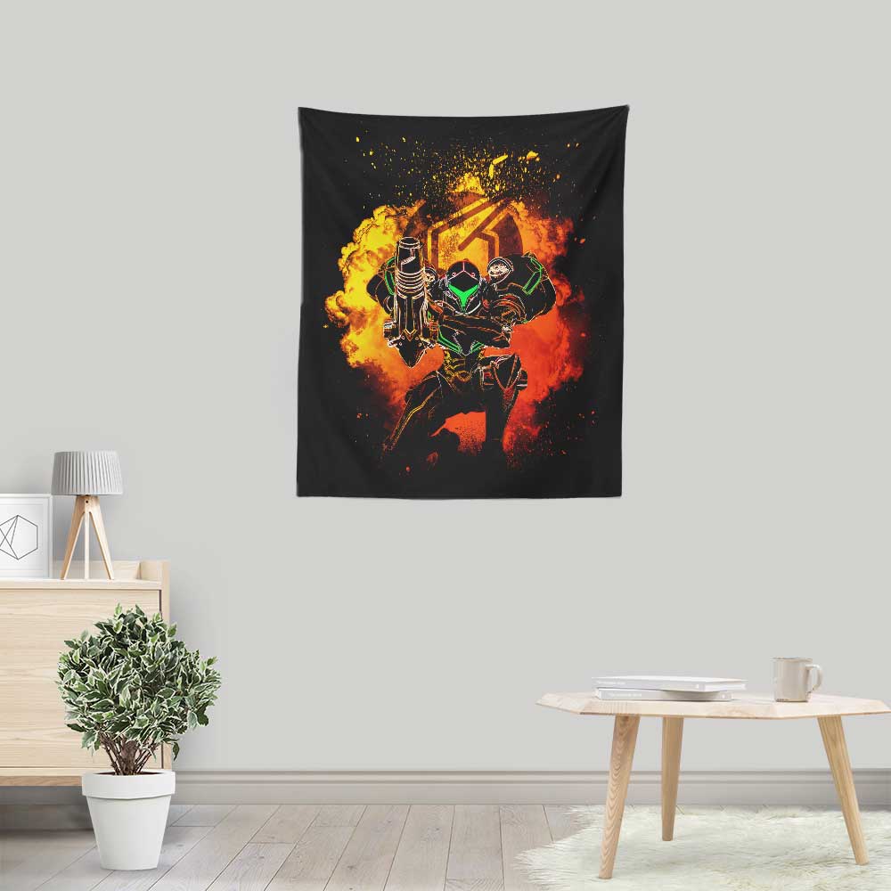 Soul of Samus Wall Decor Tapestry by Donnie Illustrations