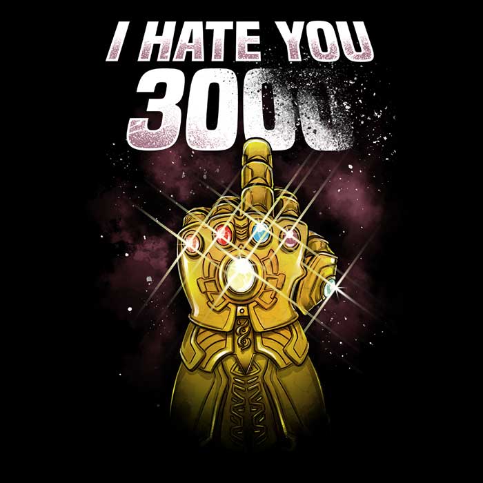 Alemaglia's 'I Hate You 3000' Decorative Wall Tapestry for Indoor and Outdoor Use