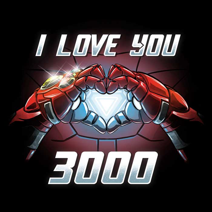 Aesthetic 'I Love You 3000' Wall Decorative Tapestry