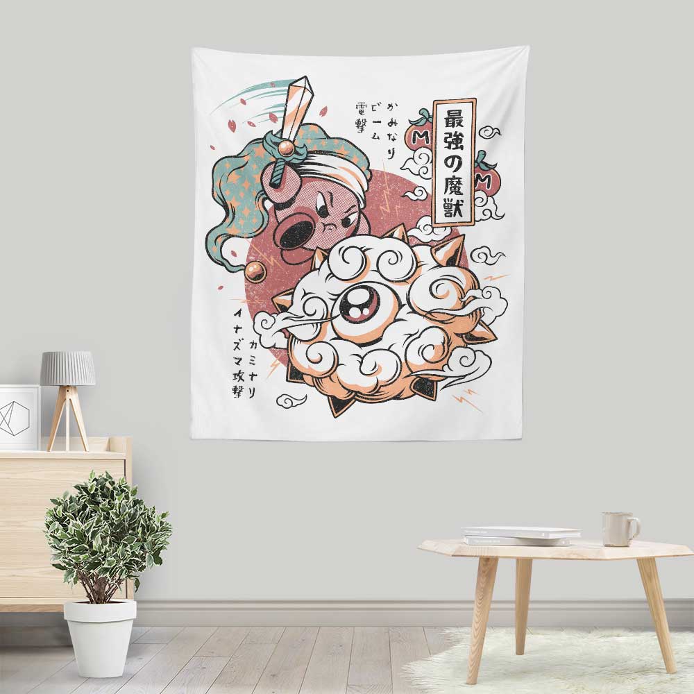 Dreamland Samurai Wall Decorative Tapestry for Indoor and Outdoor Use