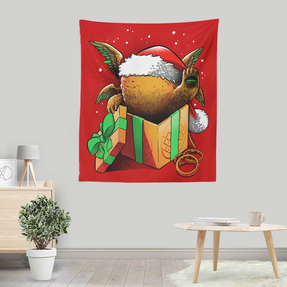 Alemaglia's Vivid Christmas Chicken Pig Wall Tapestry for Indoors & Outdoors