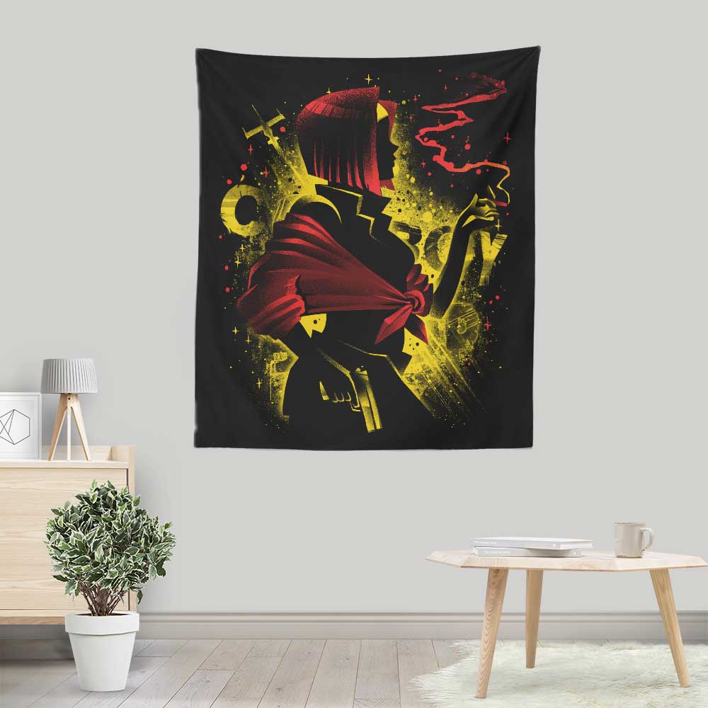 Alemaglia's Majestic Queen of Hearts Wall Decorative Tapestry