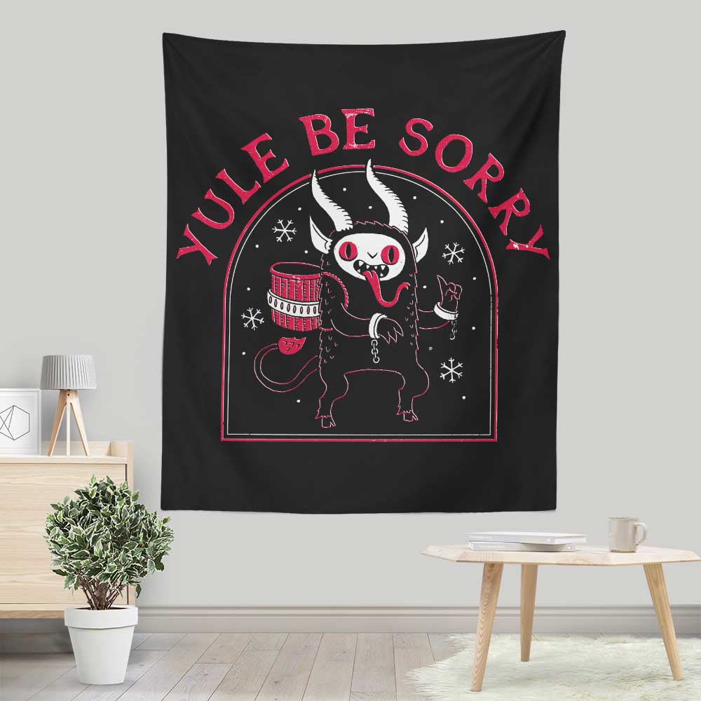 DinoMike's 'Yule Be Sorry' Wall Tapestry - A Stunning Decor Piece