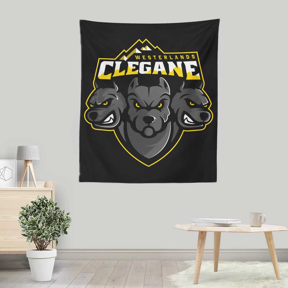 Mitch Ludwig's 'Go Hounds' Lightweight Polyester Wall Tapestry