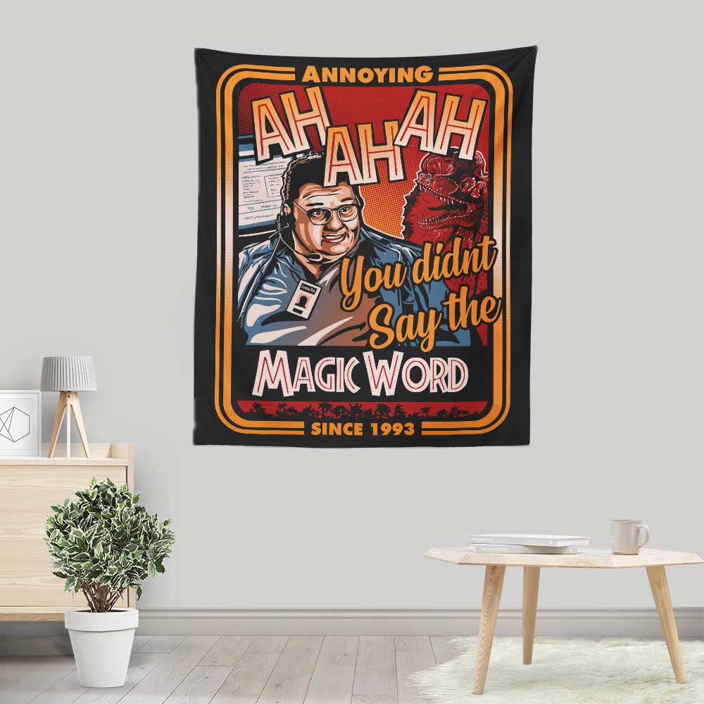 DAObiwan's Colorful Magic Word Lightweight Wall Tapestry