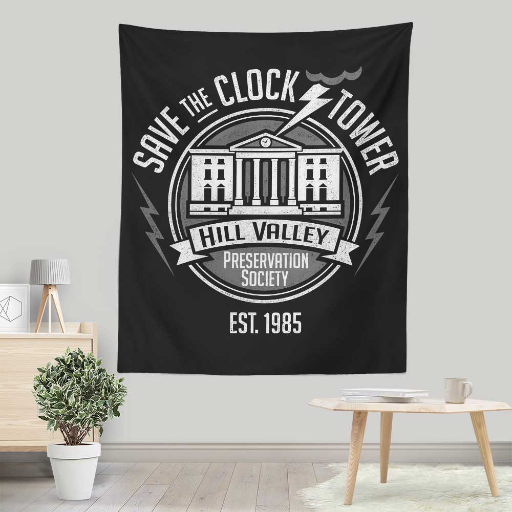 Save the Clock Tower Wall Decor - Stylish Wall Tapestry