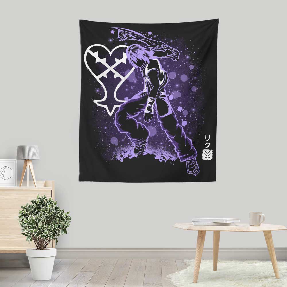 Lightweight Polyester Wall Tapestry - The Keyblade Wielder Design