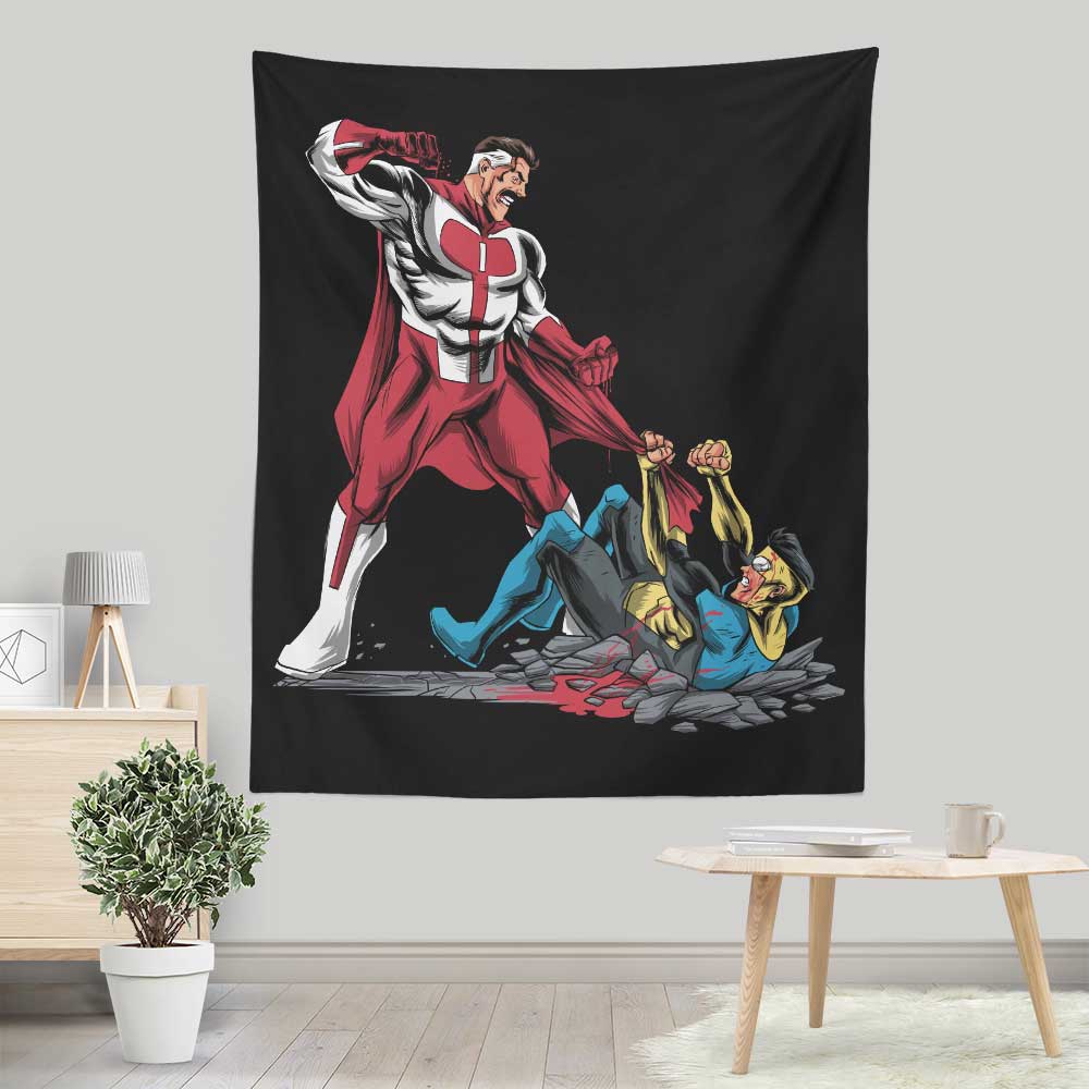 Reservoir Heroes Decorative Wall Tapestry by Zascanauta