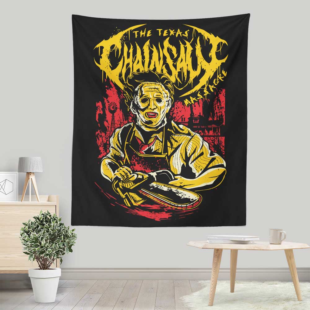 Chainsaw Album Wall Decorative Tapestry for Indoor and Outdoor Use