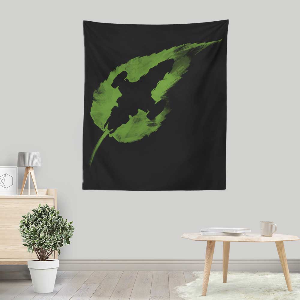 Wall Tapestry - 'Leaf on the Wind' by Vincent Carrozza