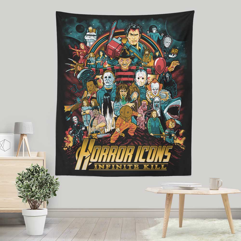 Infinite Kill Wall Decorative Polyester Tapestry