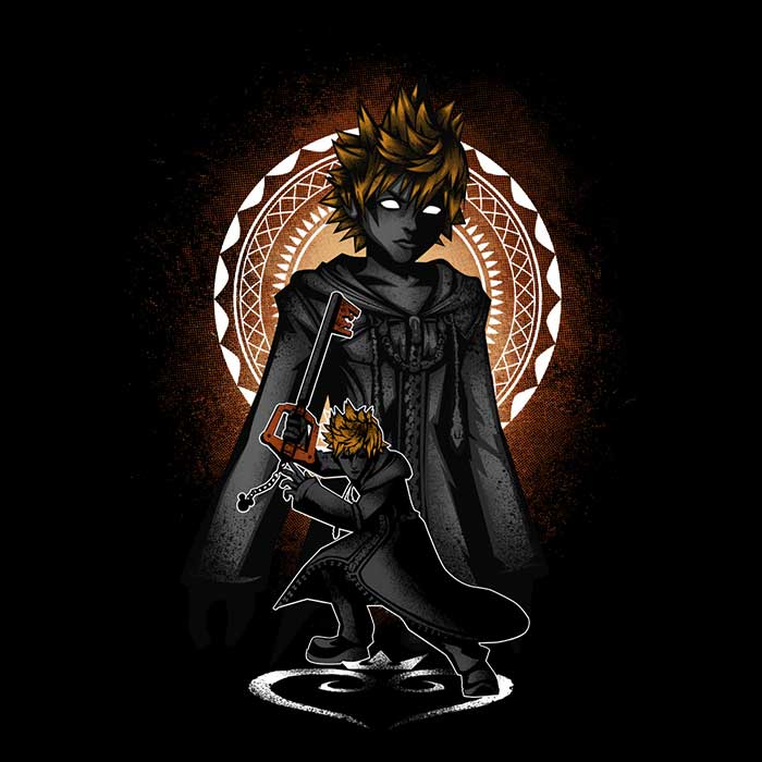 Roxas Attack - Lightweight Polyester Wall Tapestry by Hypertwenty