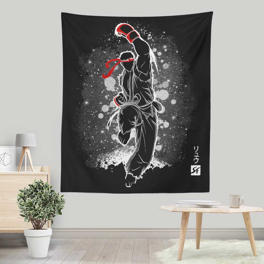 Vibrant Shoryuken Lightweight Polyester Wall Tapestry