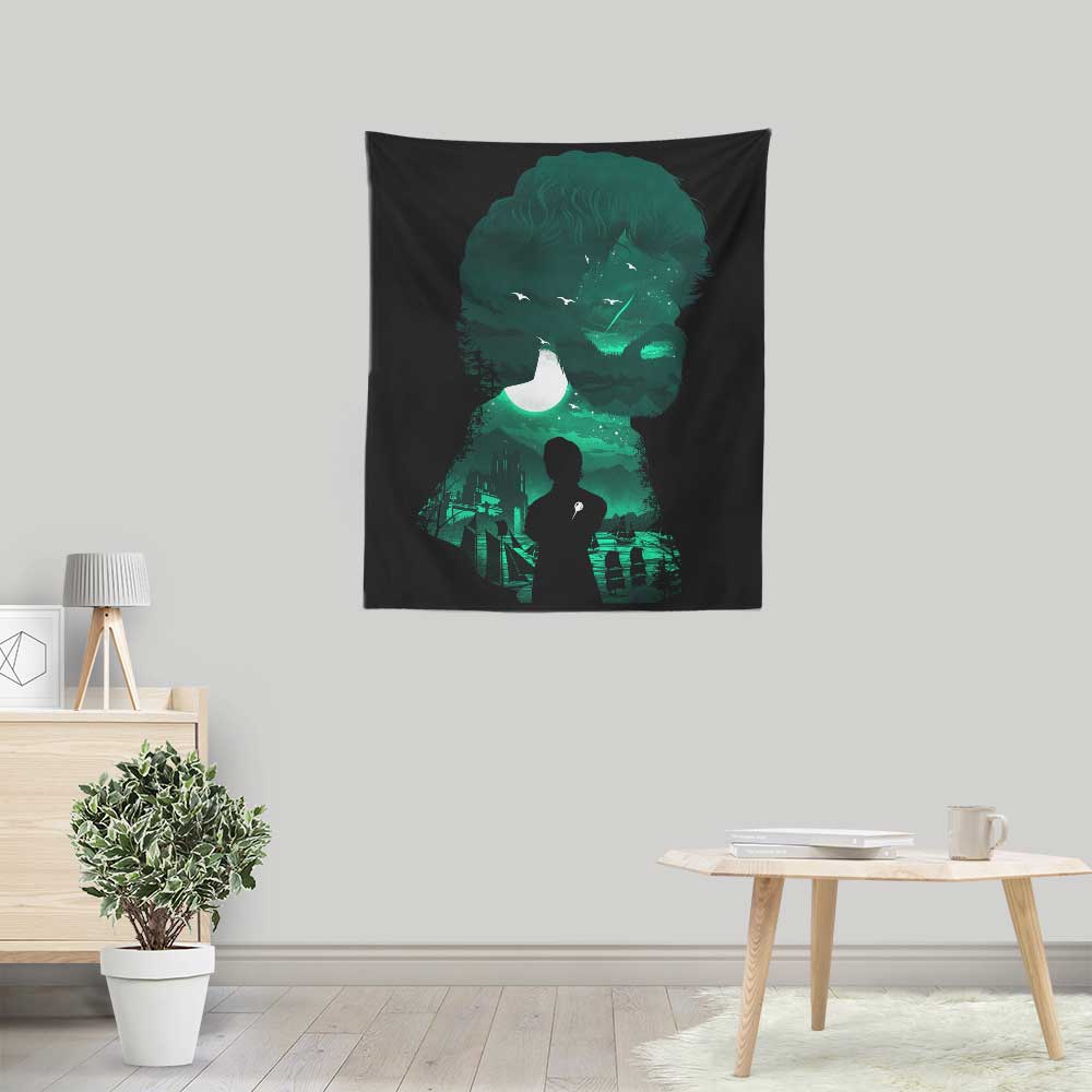 The Halfman Wall Decorative Tapestry by Dandingeroz