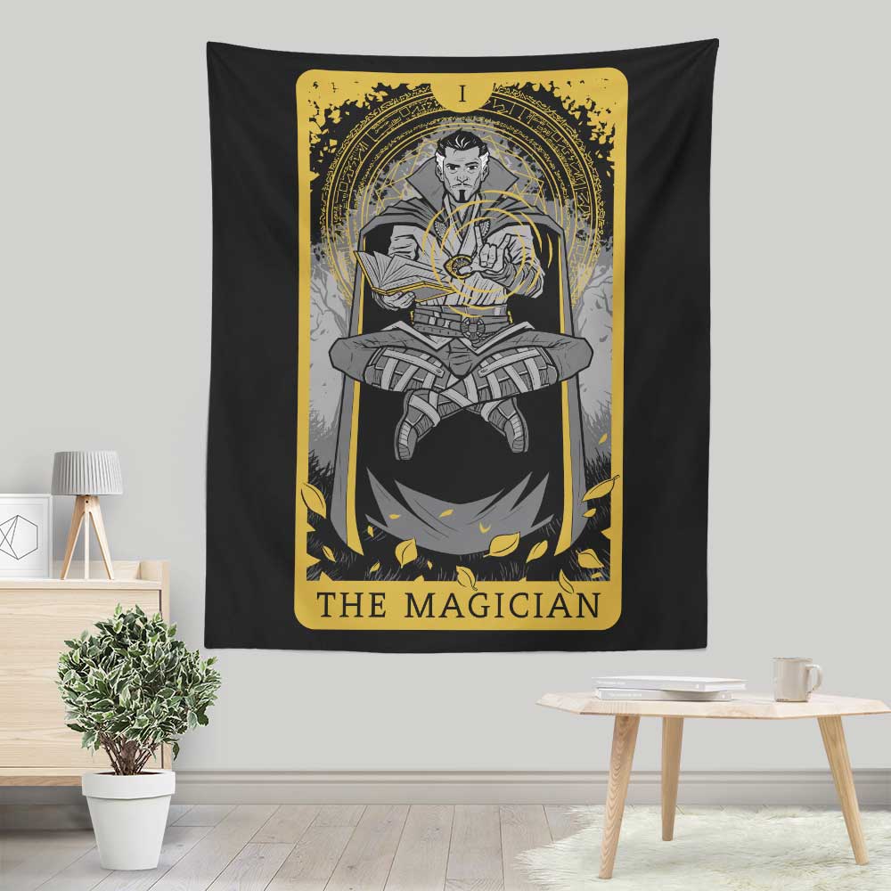 Vibrant Tarot - The Magician Lightweight Polyester Wall Tapestry