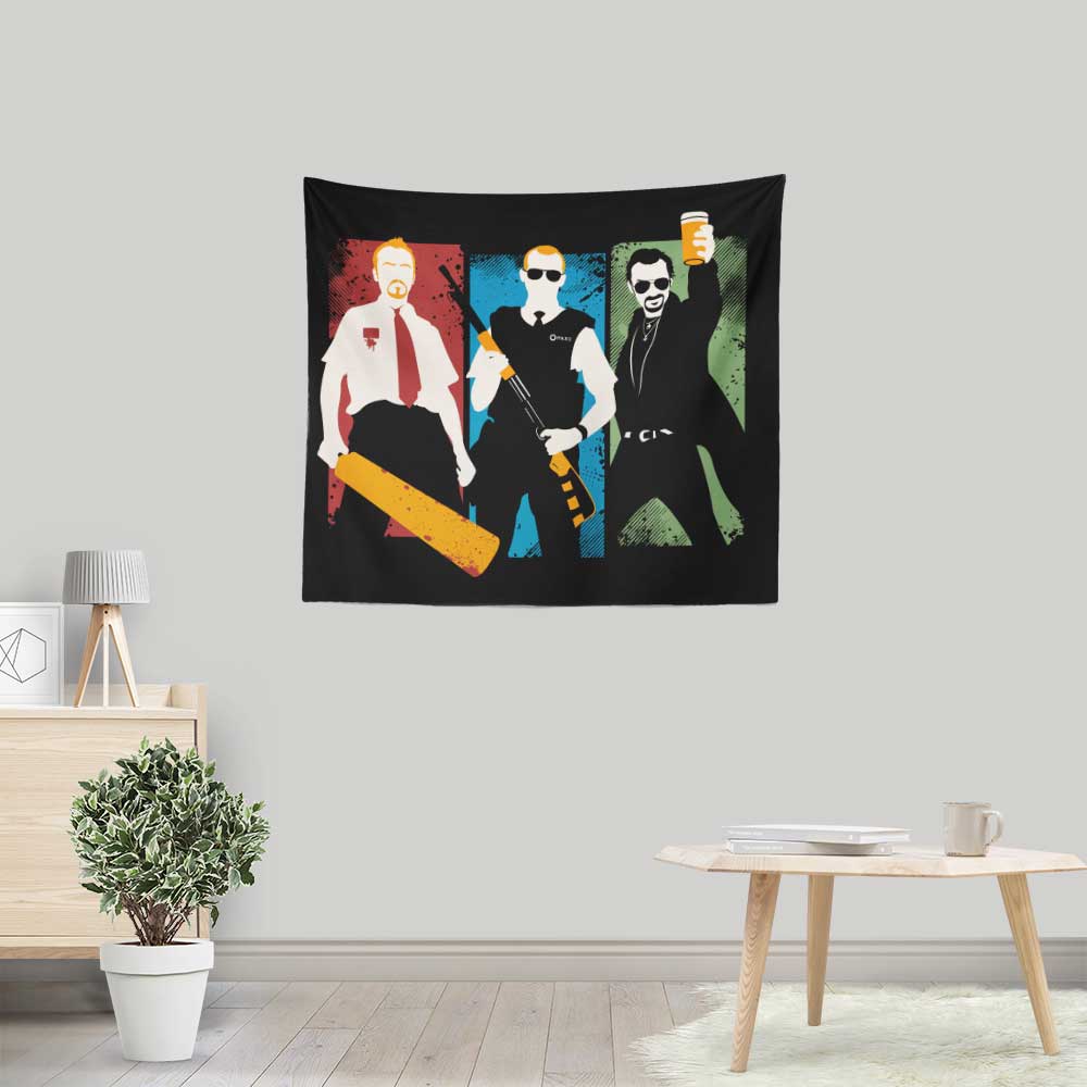 Tom Trager's 'Blood and Ice Cream' Wall Decorative Tapestry