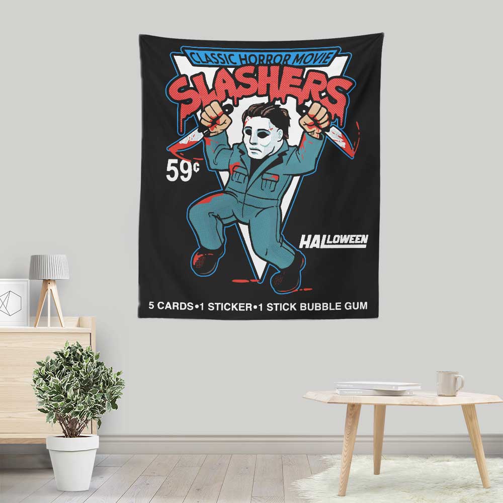 Haddonfield Classic Slashers Decorative Wall Tapestry by Harebrained