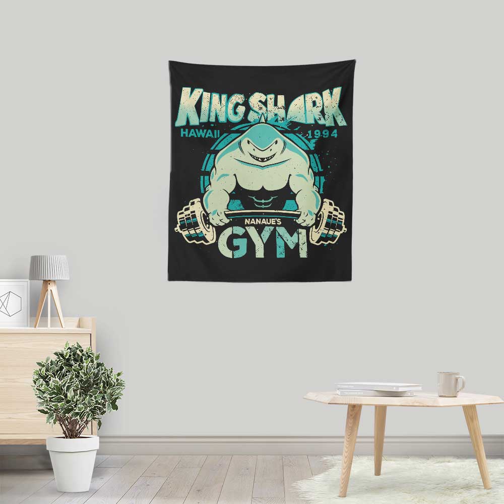 Nanaue's Gym Wall Decorative Tapestry by Teesgeex