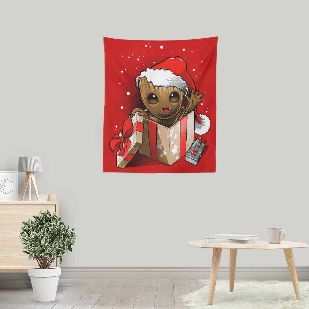 Alemaglia's Festive 'I Am Christmas' Wall Tapestry for Home Decor