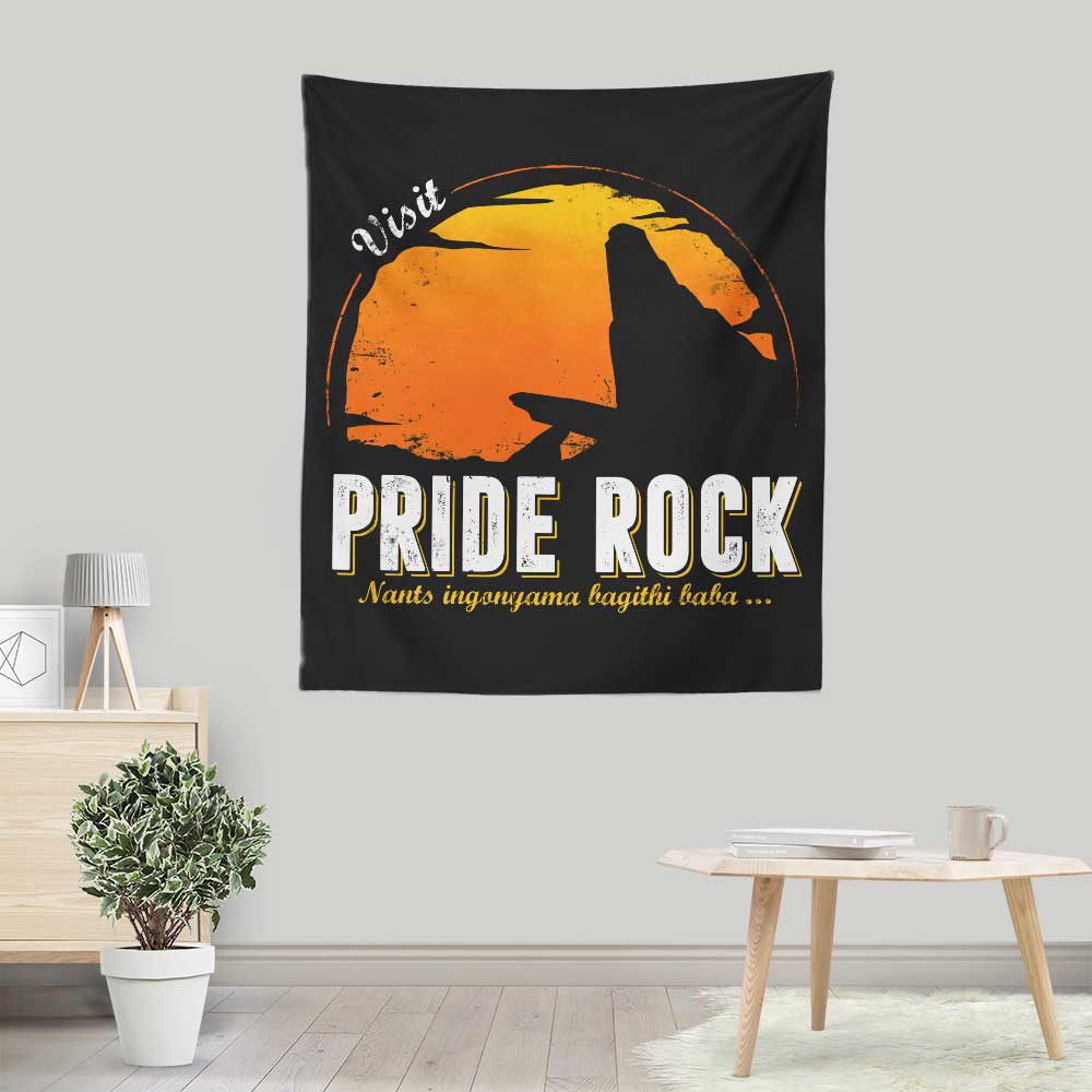 Explore Pride Rock - Lightweight Polyester Wall Tapestry