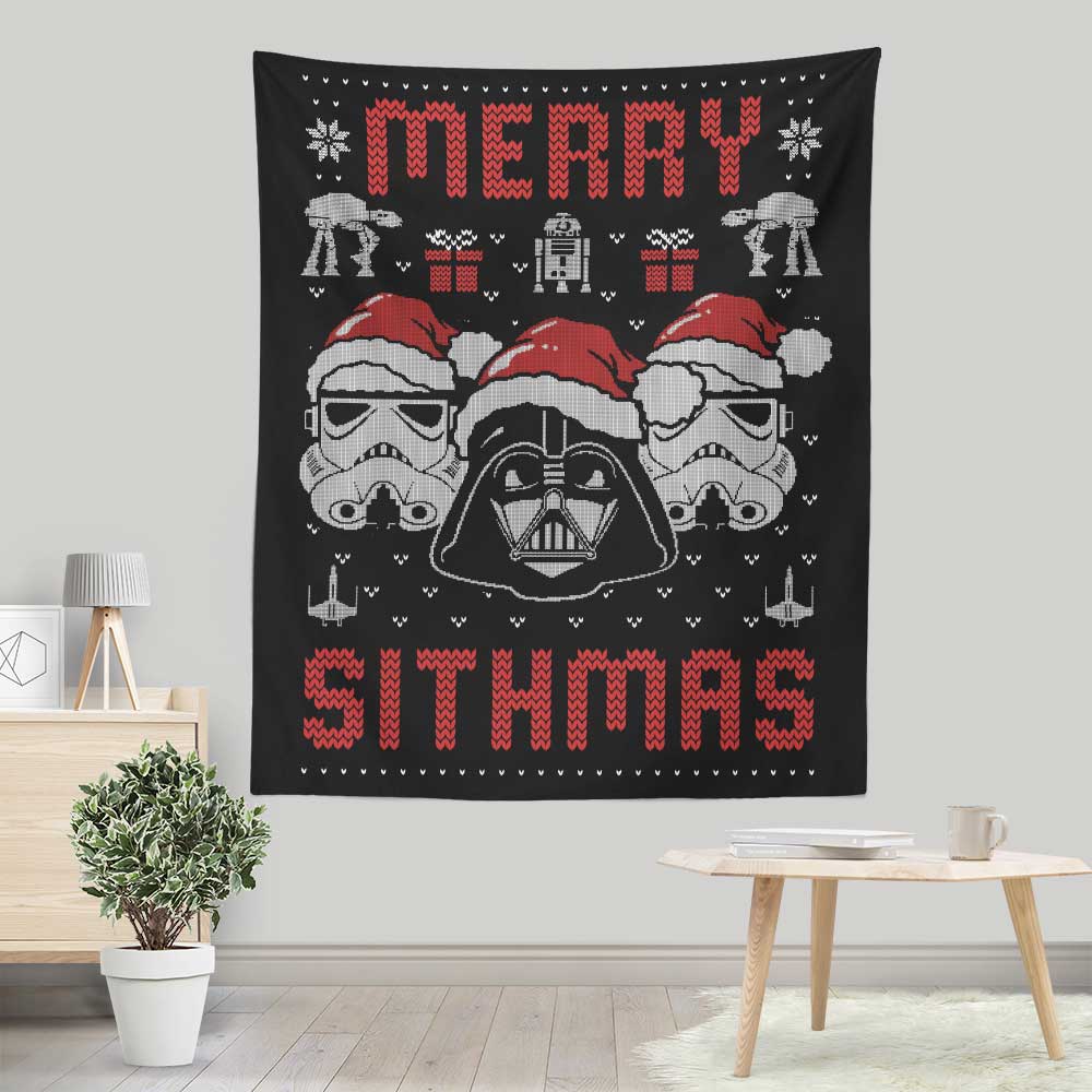 Elegant Merry Sithmas Lightweight Polyester Wall Tapestry