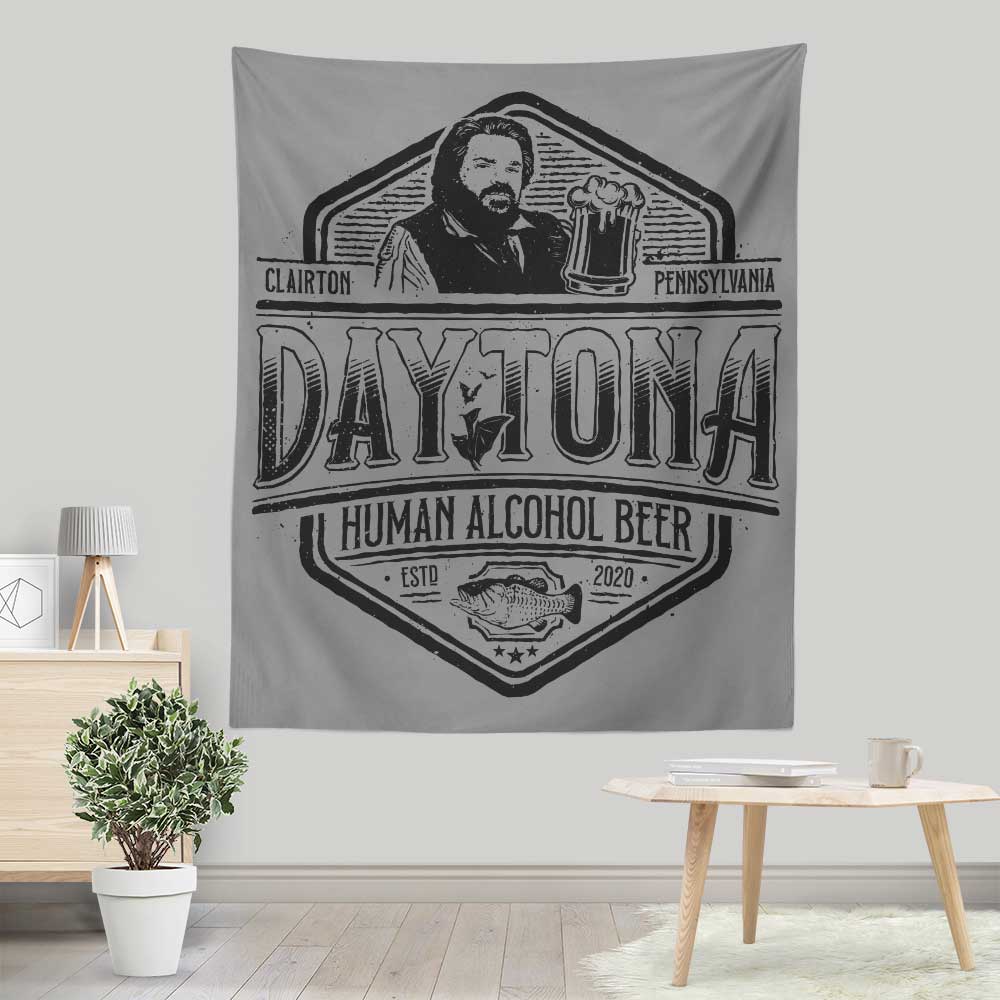 Lightweight Polyester 'Human Alcohol Beer' Wall Tapestry by Teesgeex