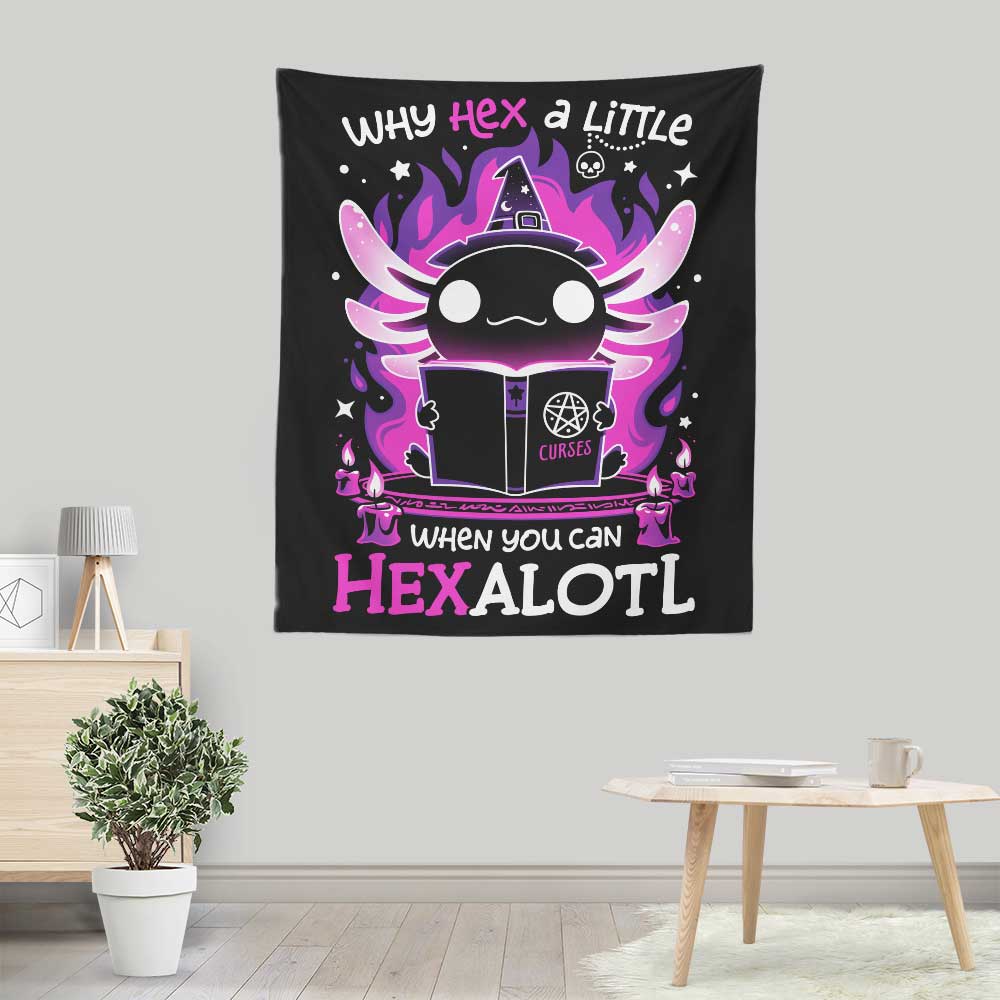 Snouleaf's Hexagonal Wall Tapestry - Hexalotl