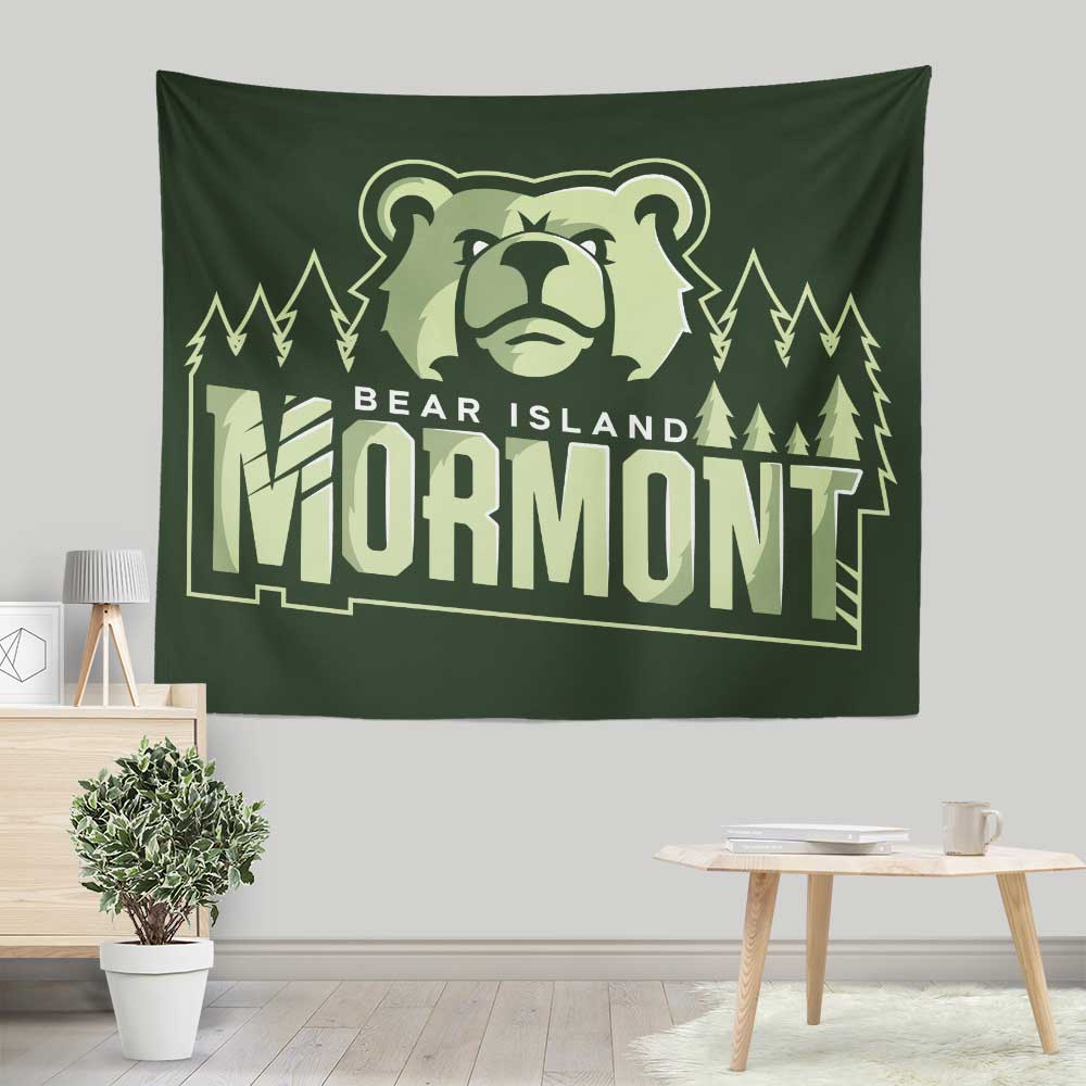 Go Bears! Lightweight Polyester Wall Tapestry by Mitch Ludwig